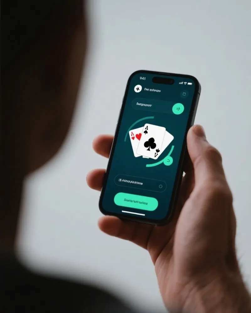 WEpoker手机端操作界面